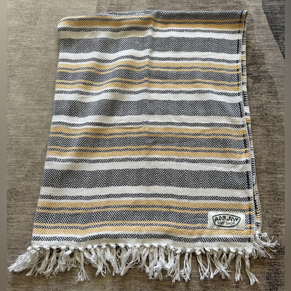 Ron Jon Blue Yellow Beach Blanket